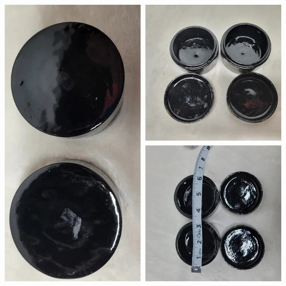 SOLD                  Hand-Painted Ornate Jewelry Wood Paper Mache Trinket Box - - Picture 16 of 16